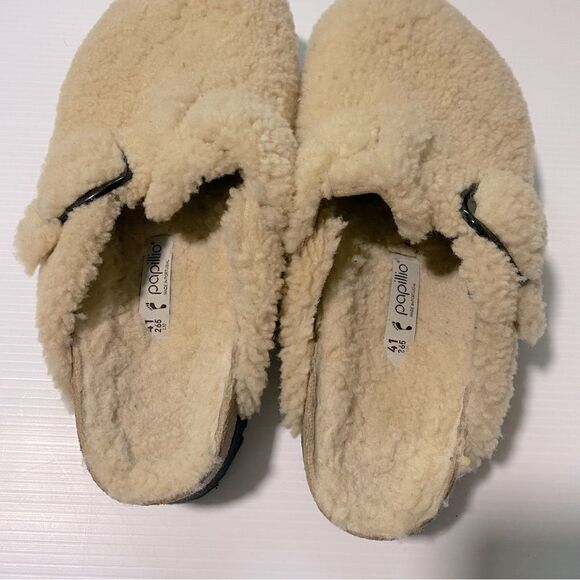 Birkenstock Papillo Boston Big Buckle Flex Platform
Shearling Teddy Eggshell 41 - Picture 5 of 12